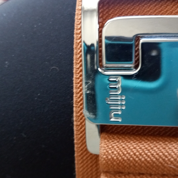 Rust/Silver Stretch Belt.  Size XS/ Small - Picture 4 of 5